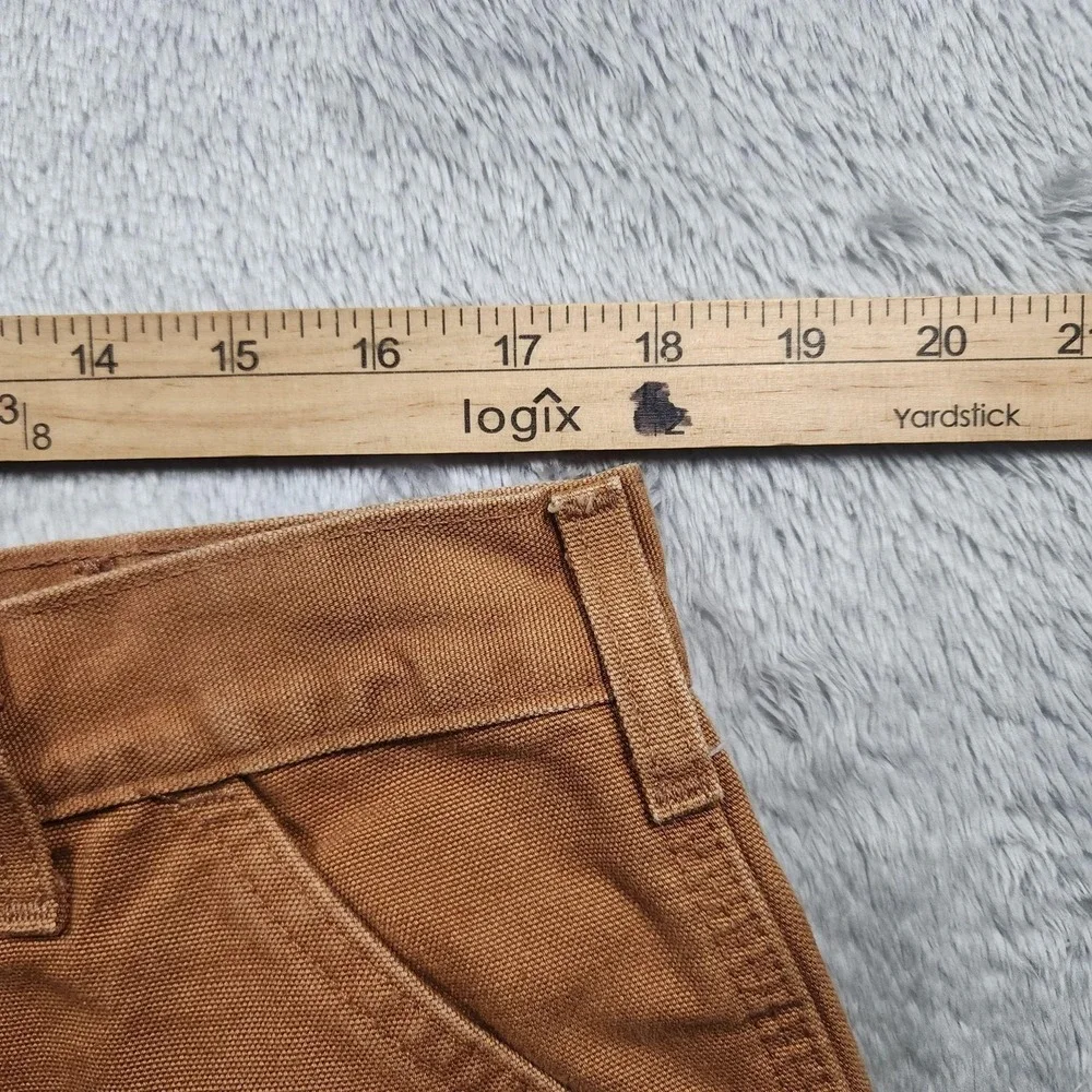 Carhartt B11 Jeans Mens 38x34 (Fits 36x33) Canvas Carpenter Dungaree Fit Work